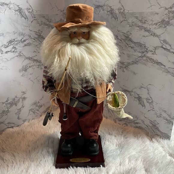 Old World Santa Collection 2004 Fishing Santa - Picture 1 of 6
